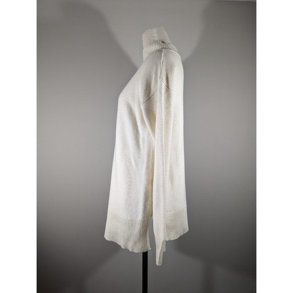 Talbots Ivory High Neck Sweater Women's Size M Petite - Picture 2 of 5